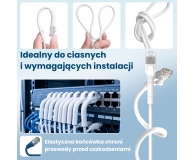 ExtraLink Kat.6A U/FTP 1m 1Gbps Patchcord LAN miedź skrętka kątowy - 1543704 - zdjęcie 6